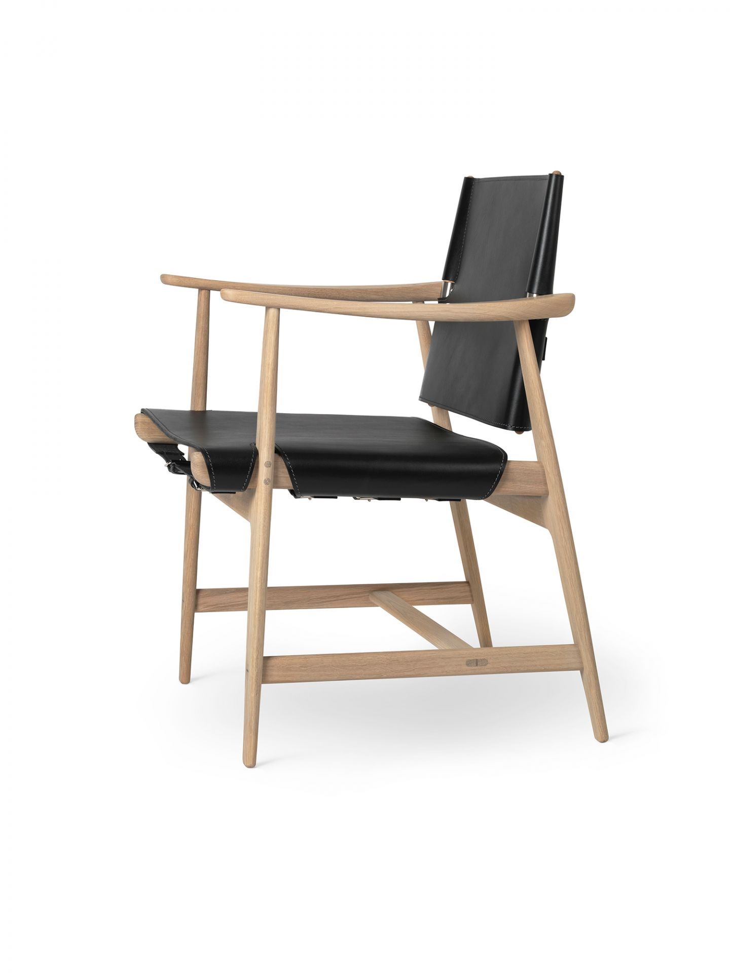 Huntsman Chair Holzstuhl Weißöl Eiche Schwarz Carl Hansen & Søn