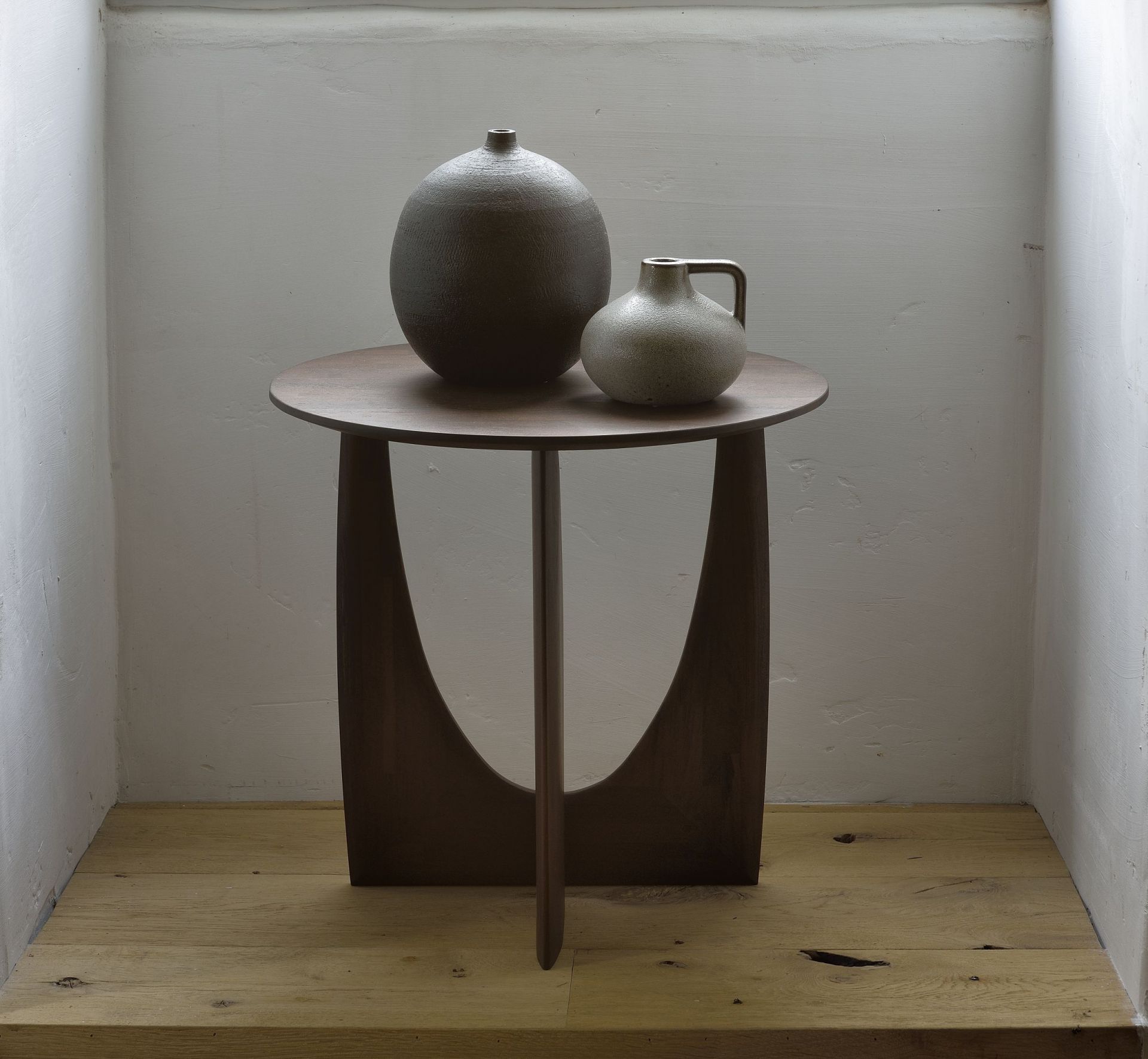 Geometric Beistelltisch Teak Ethnicraft