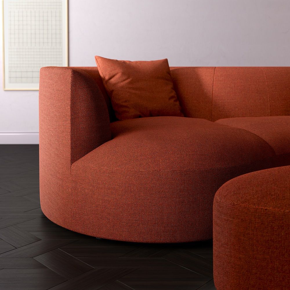 Siwa Sofa klein mit Liege Cor