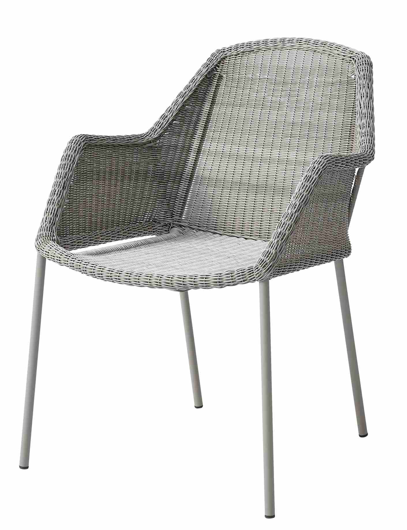 Breeze Outdoor Stuhl Vierfußgestell Cane-Line Taupe
