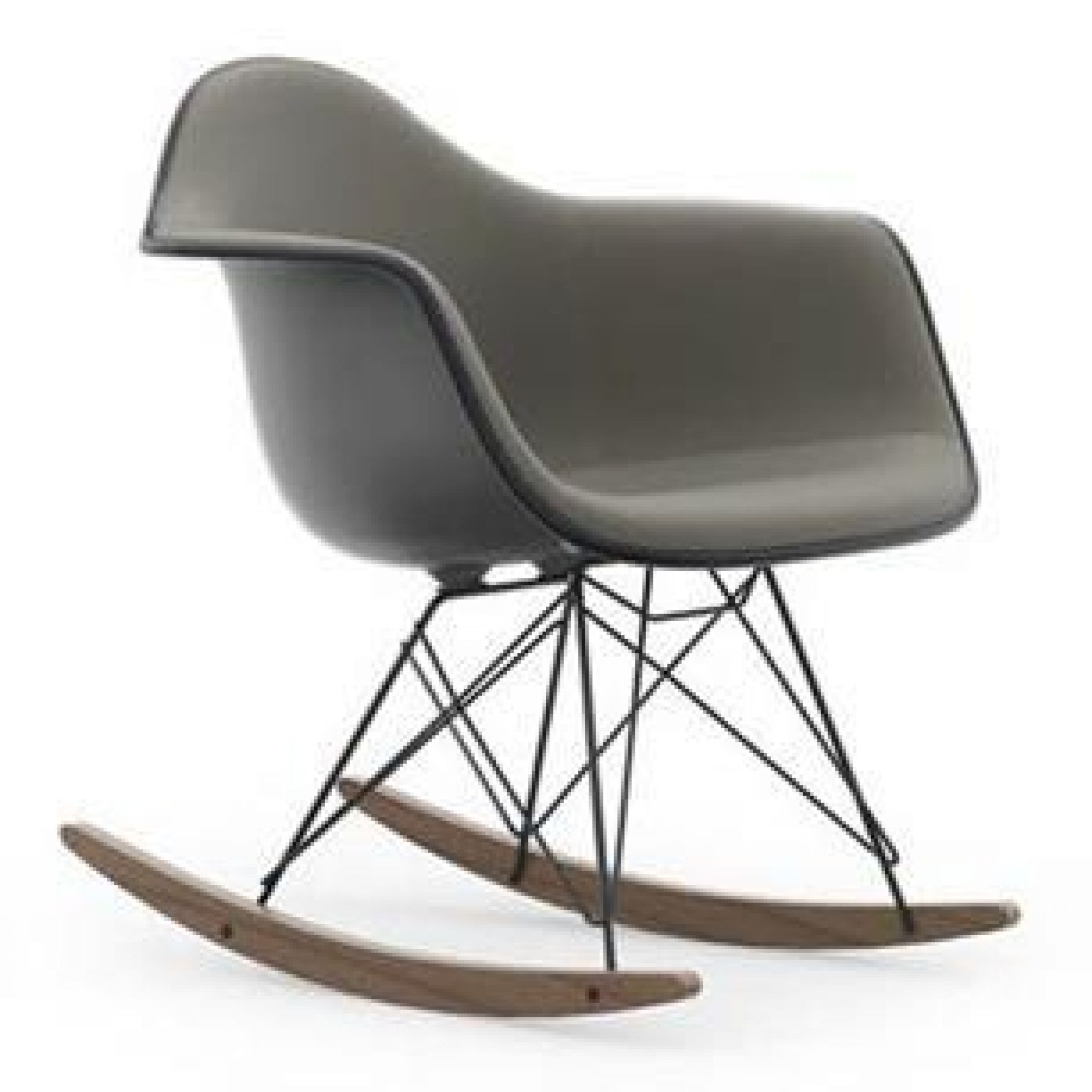 Eames Plastic Armchair RAR Schaukelstuhl Vollgepolstert Vitra