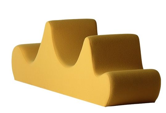 Welle 3 Sofa 3-Sitzer Verpan