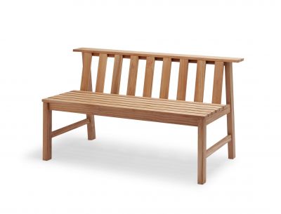 Cadence Bank Teak Outdoor Skagerak by Fritz Hansen