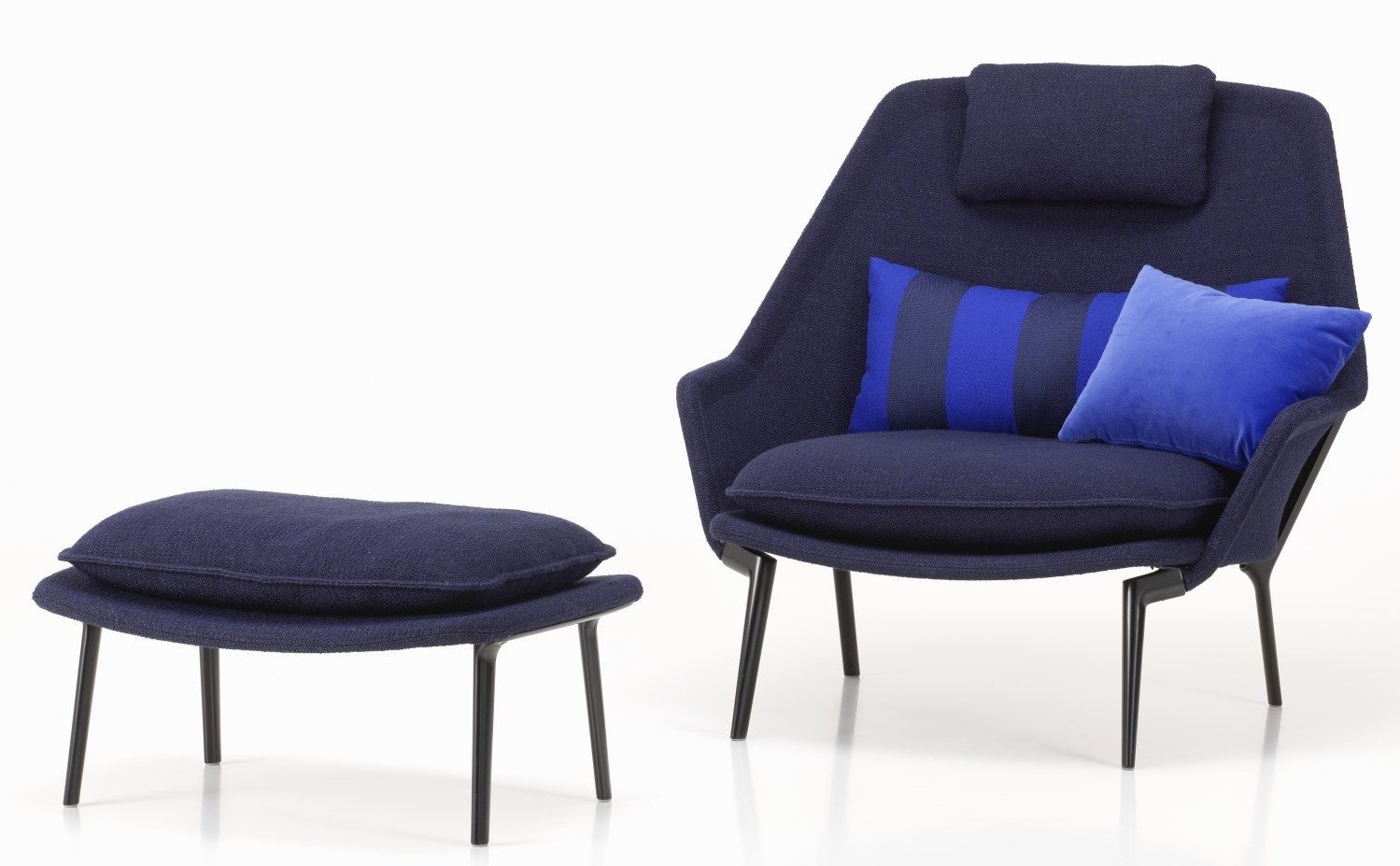 Slow Chair & Ottoman Sessel Stoff Vitra 