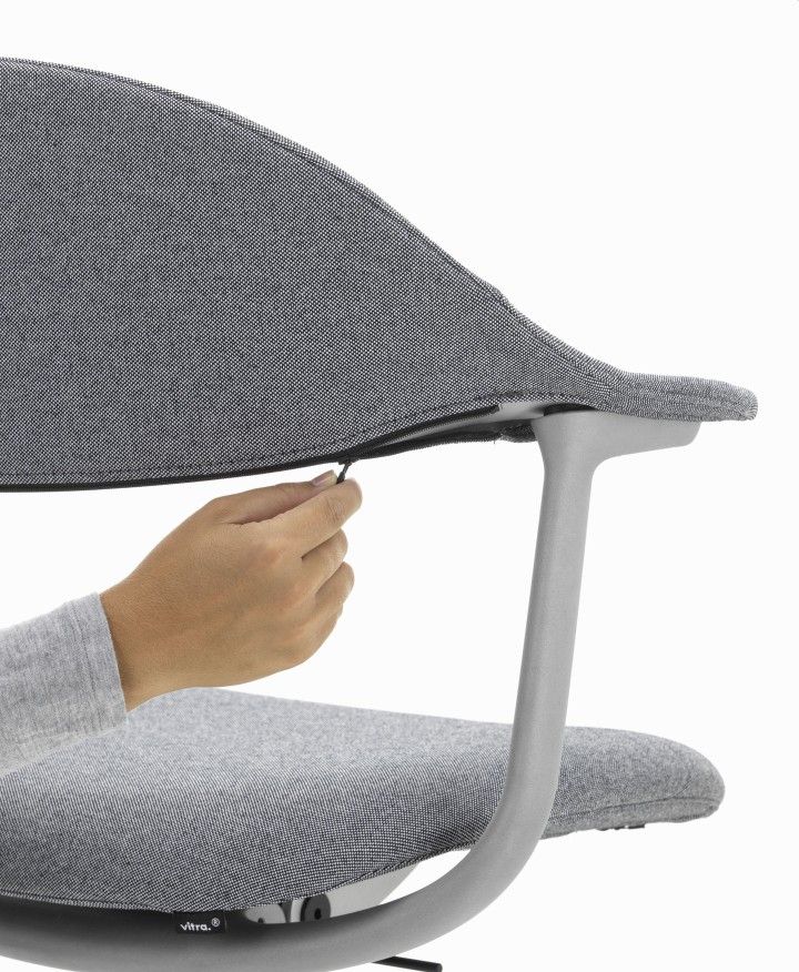 Mynt Rücken und Sitz Plywood Bürodrehstuhl Vitra