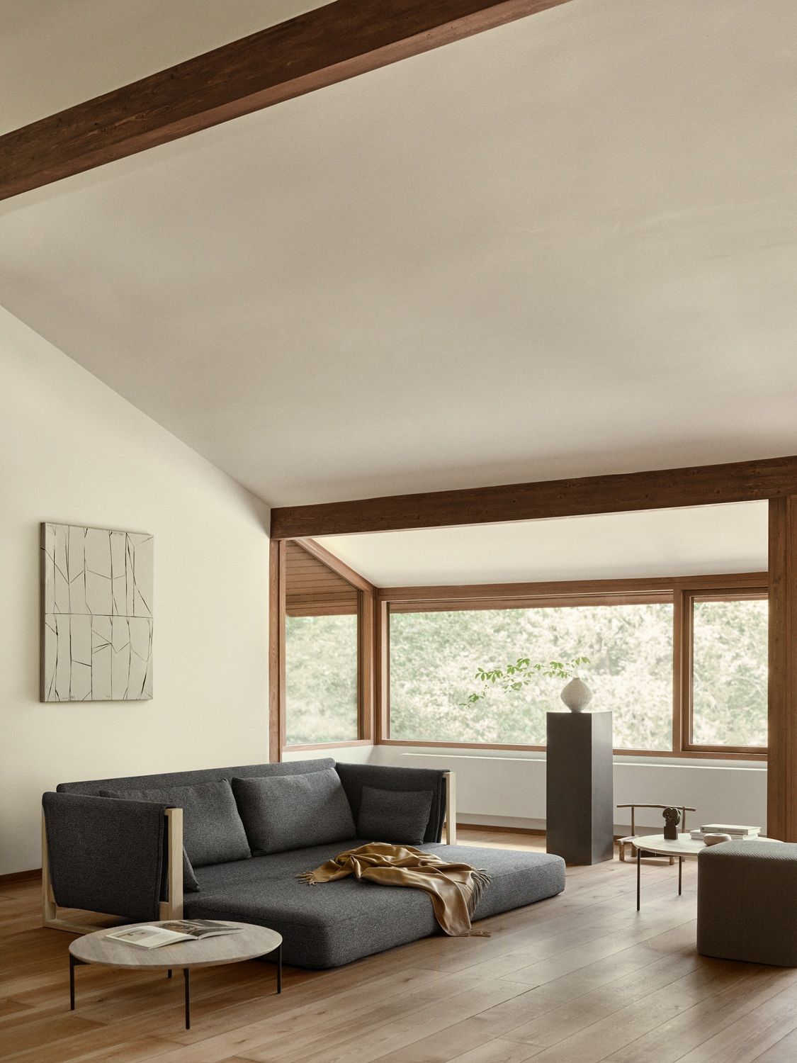 MADISON Wood Sofa / Schlafsofa Softline 