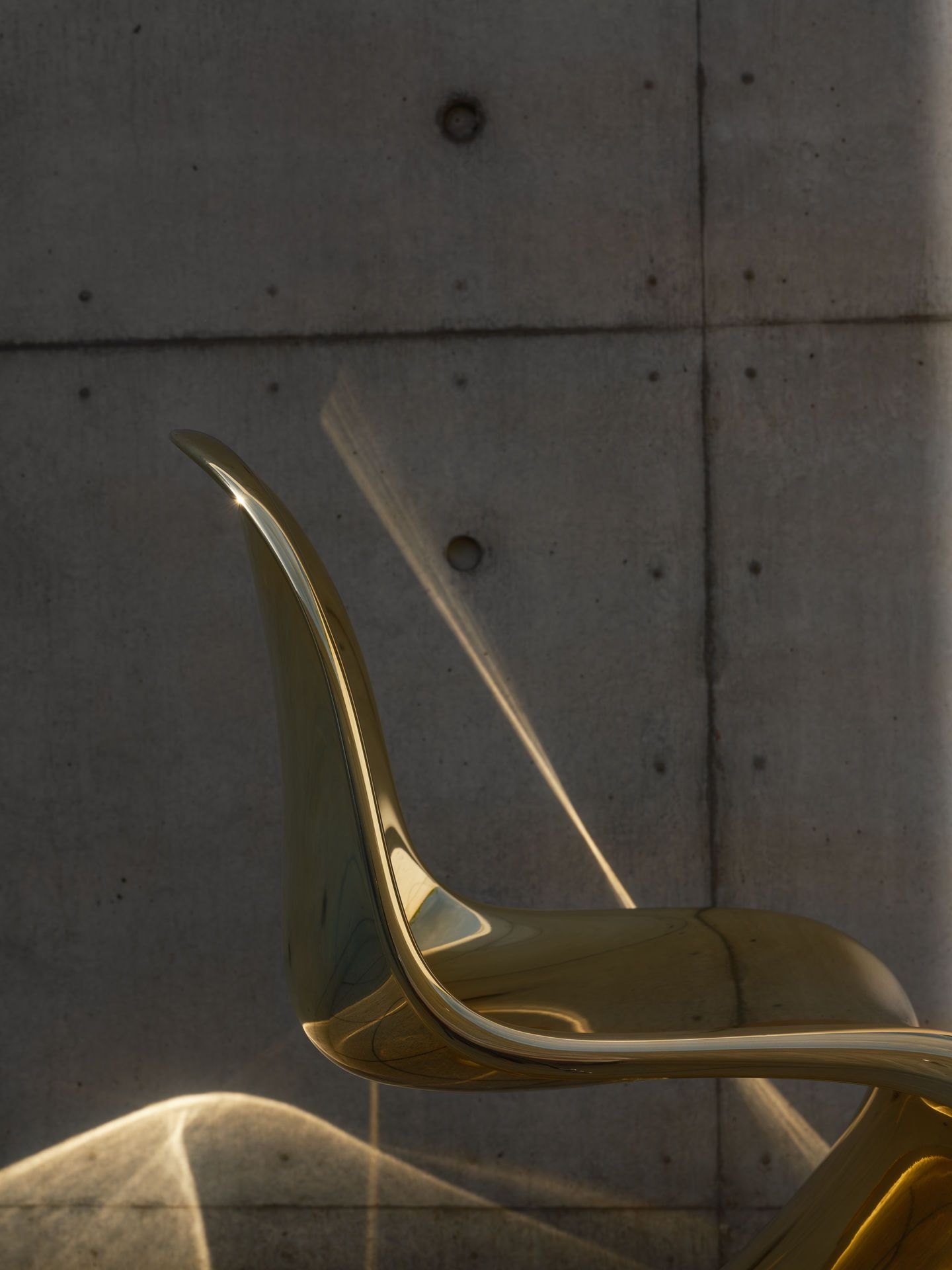 Panton Gold Chair Stuhl LIMITED EDITION Vitra