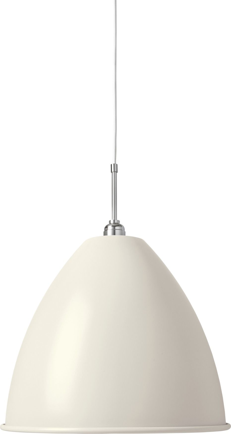 Bestlite BL 9 L Pendelleuchte Weiß / Chrom Gubi