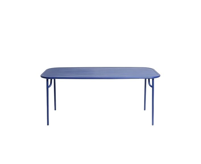 Week-End Rectangle Table Tisch Rechteckig Petite Friture Blau