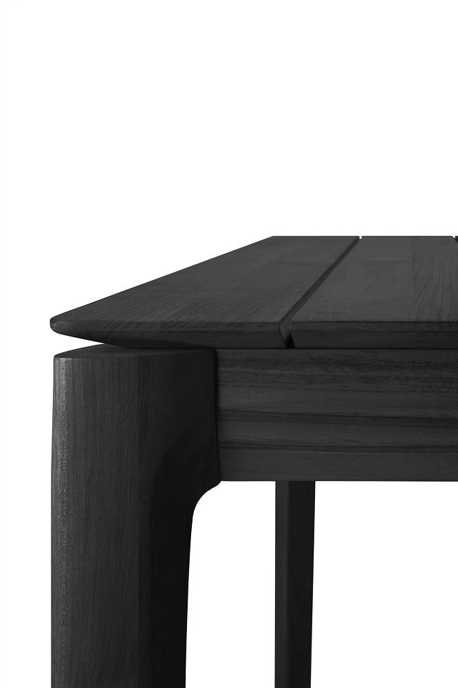 Bok Outdoor Esstisch Teak Schwarz Lackiert Ethnicraft