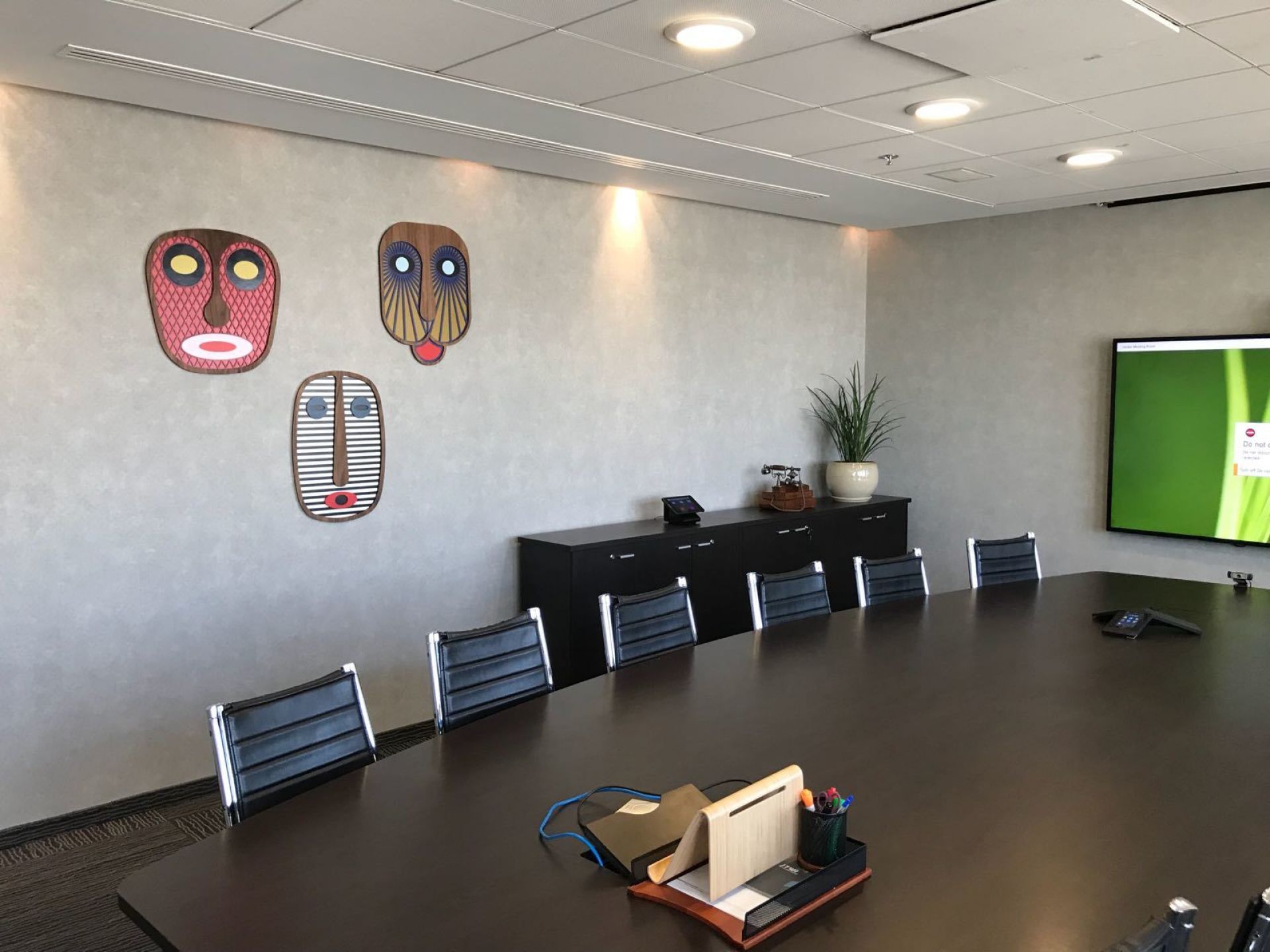 Modern African Mask #4 Wandschmuck Umasqu EINZELSTÜCK