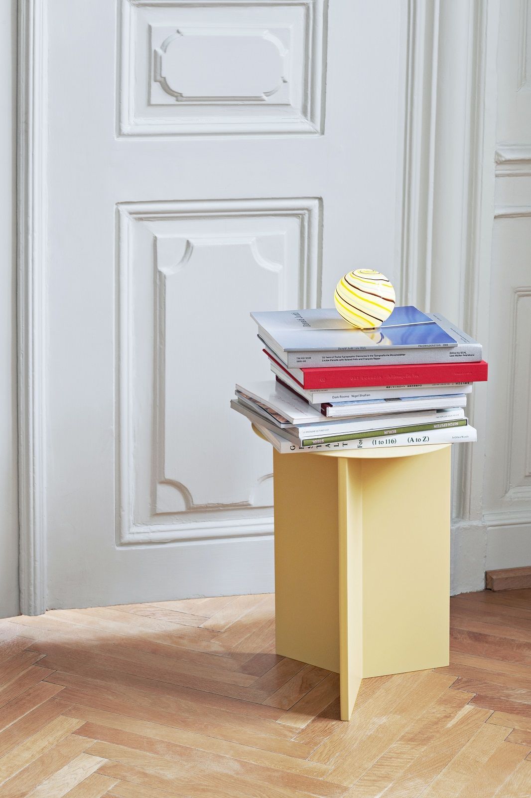 Slit Table Round High Beistelltisch / Couchtisch Hay 