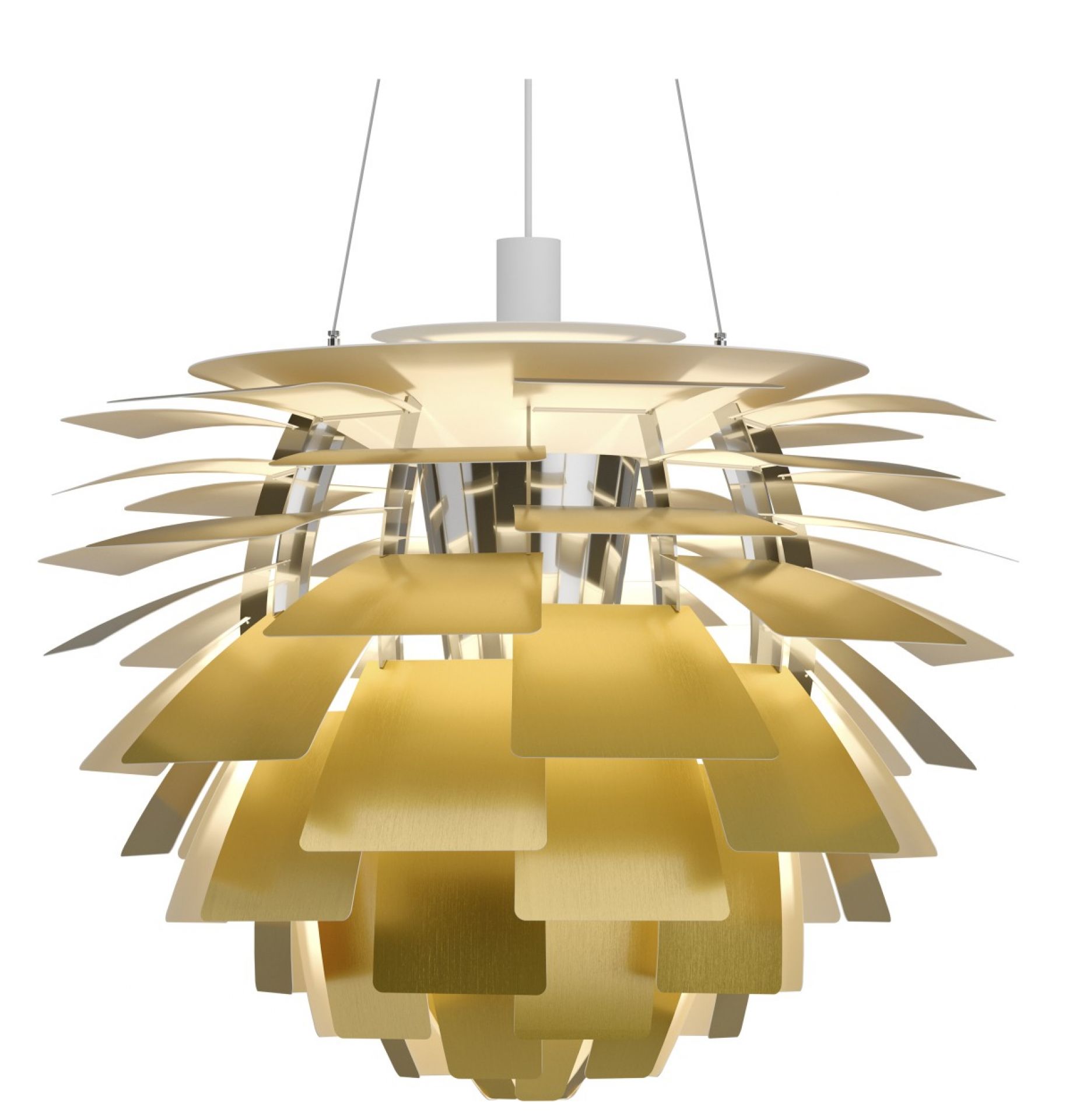 PH Artichoke Pendelleuchte Messing oder Kupfer Louis Poulsen