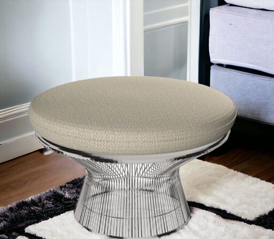 Platner Easy Ottoman Knoll International