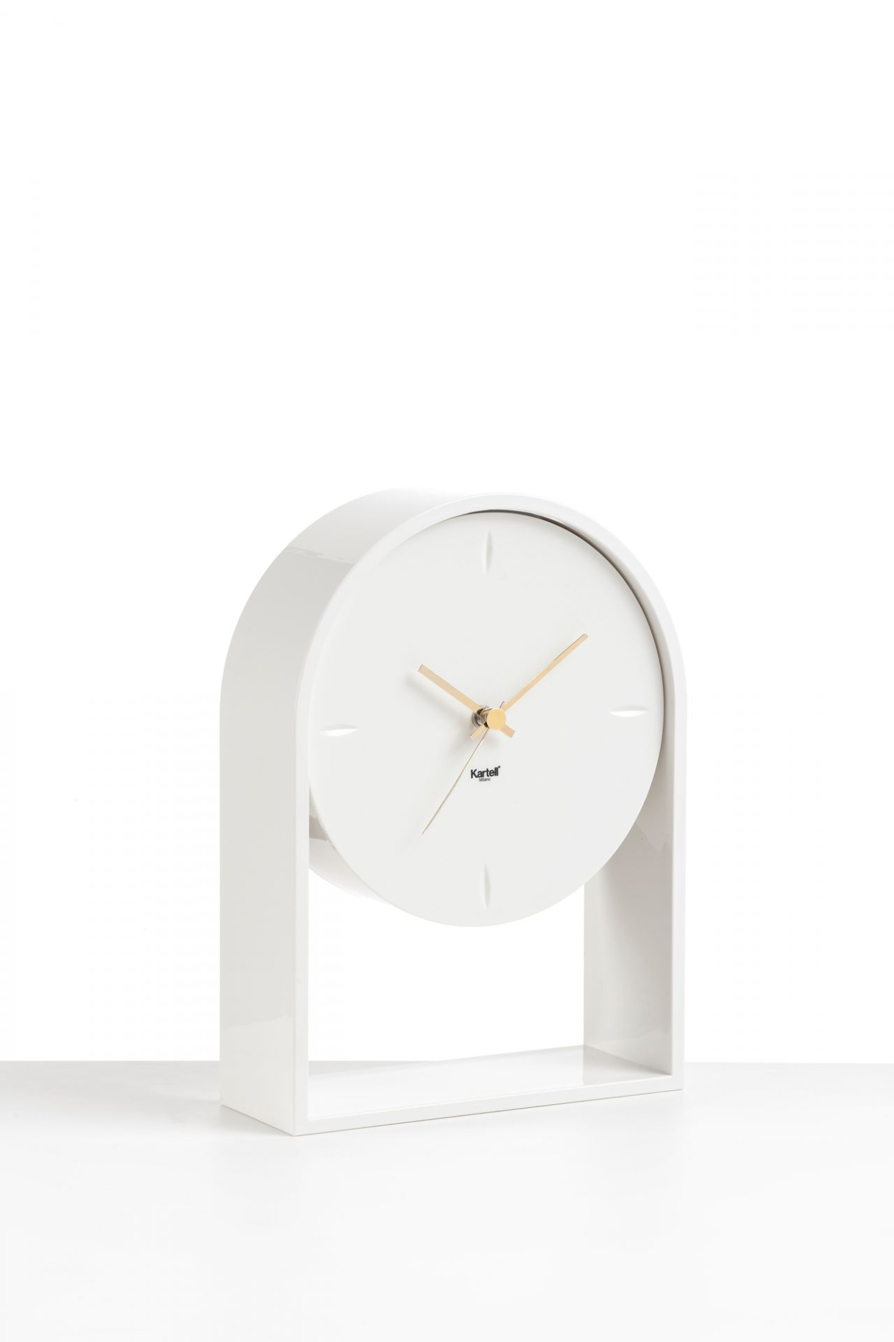 Air du Temps Tischuhr Kartell Schwarz