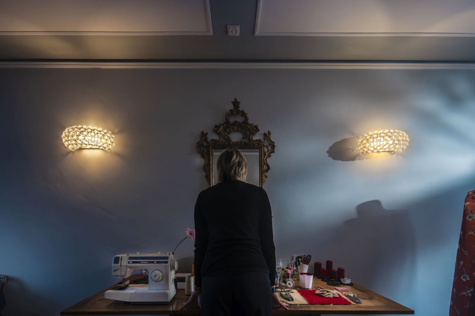 Caboche Plus Parete Wandleuchte Piccola - Transparent Foscarini