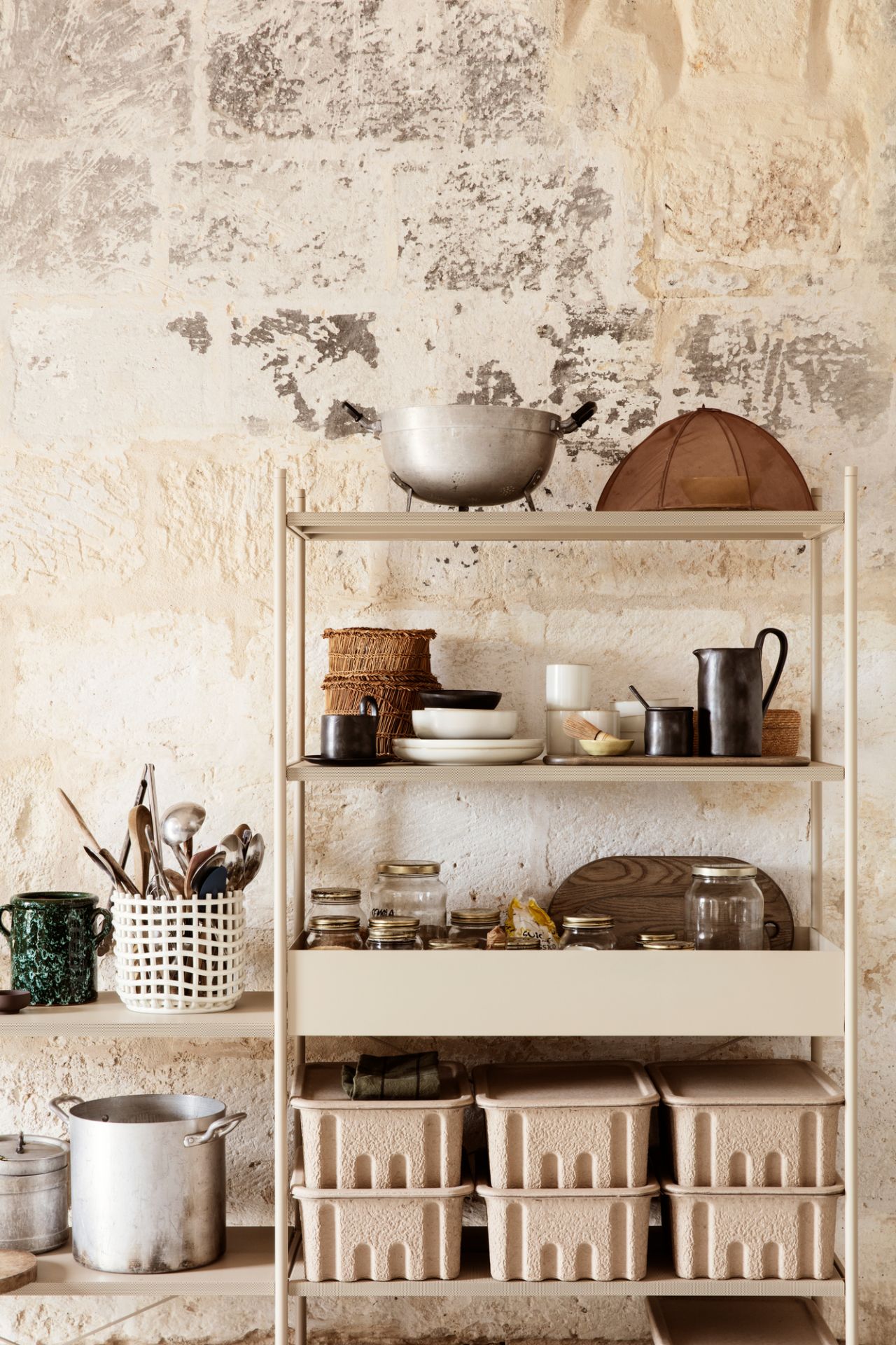 Ceramic Basket Keramik Korb groß Ferm Living