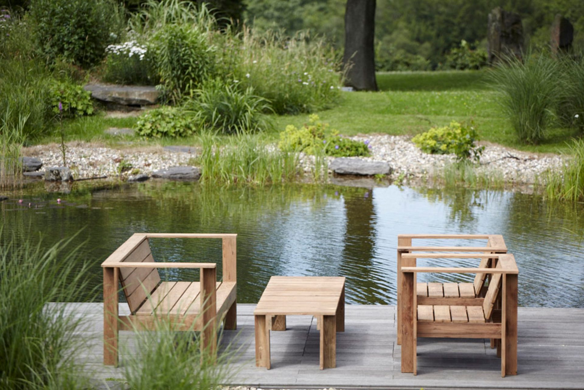 Batten Loungesofa Natur Jan Kurtz