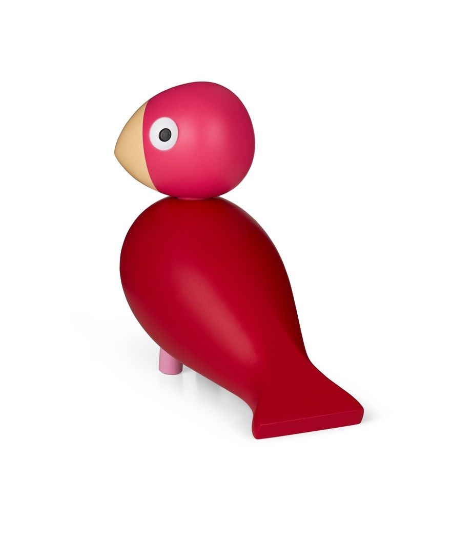 Flora Year Bird 2024 Songbirds Singvögel Holzfigur Kay Bojesen