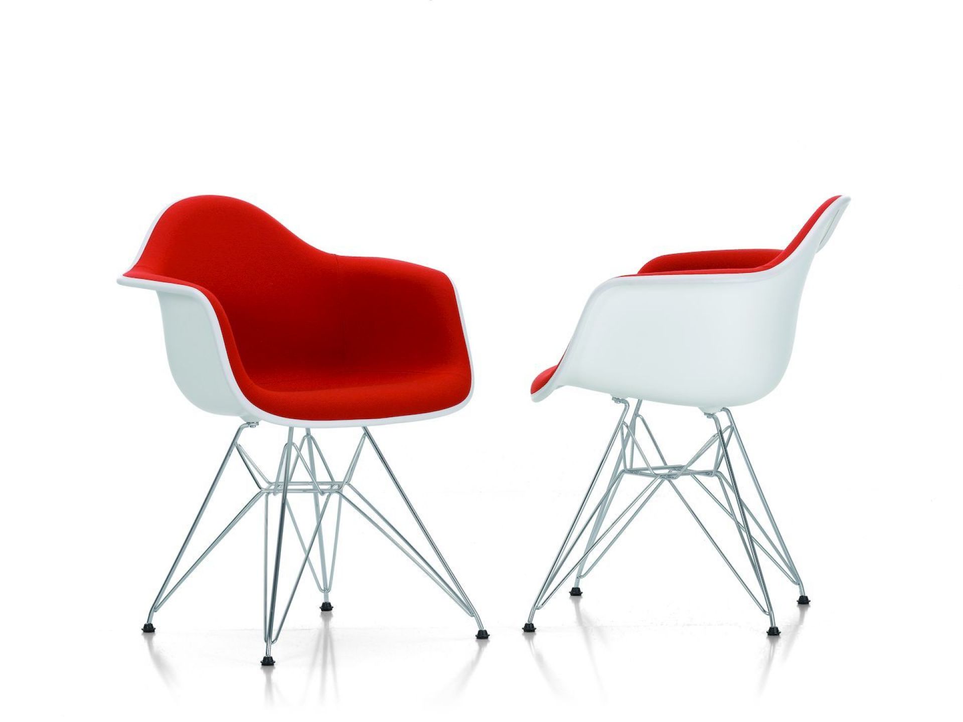 Eames Plastic Arm Chair DAR Stuhl Vollgepolstert Vitra