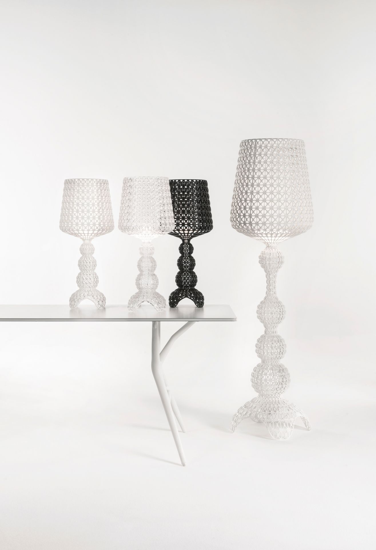 Mini Kabuki Tischleuchte glasklar Kartell