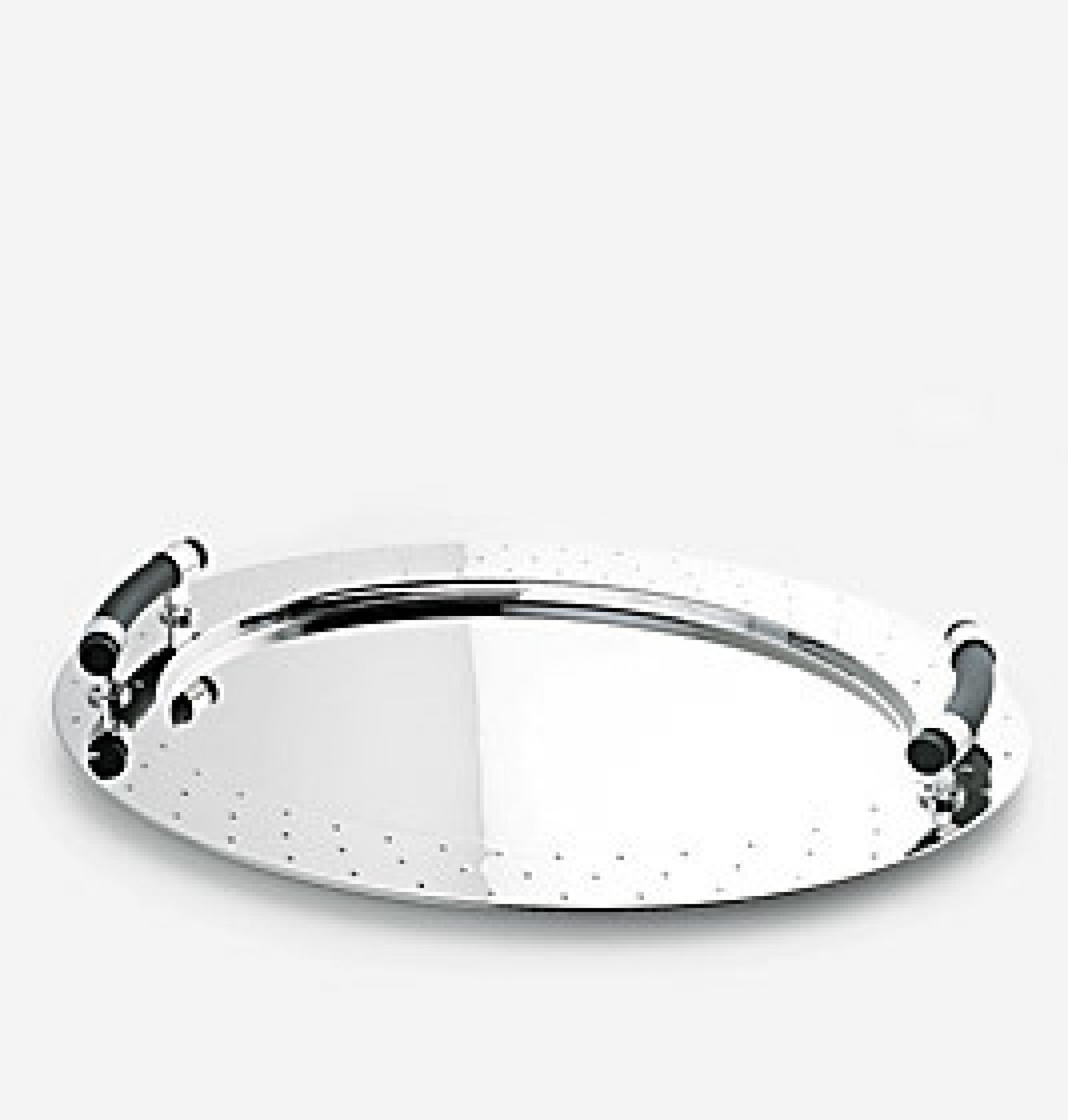 MG09 Tablett, oval mit Griffen Alessi