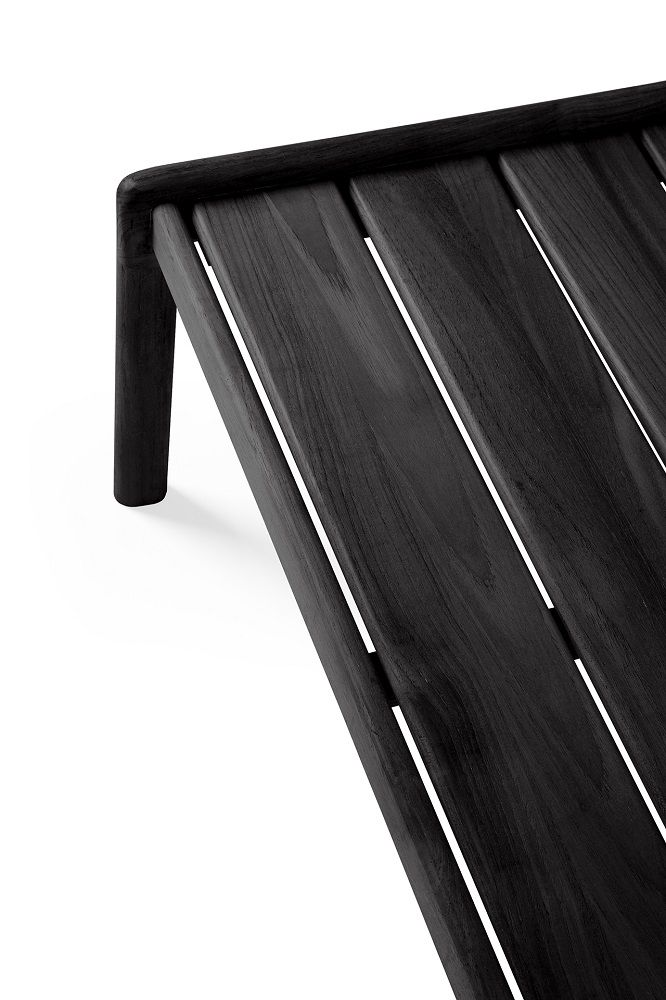 Jack Outdoor Couchtisch Teak schwarz lackiert Ethnicraft B 150 cm