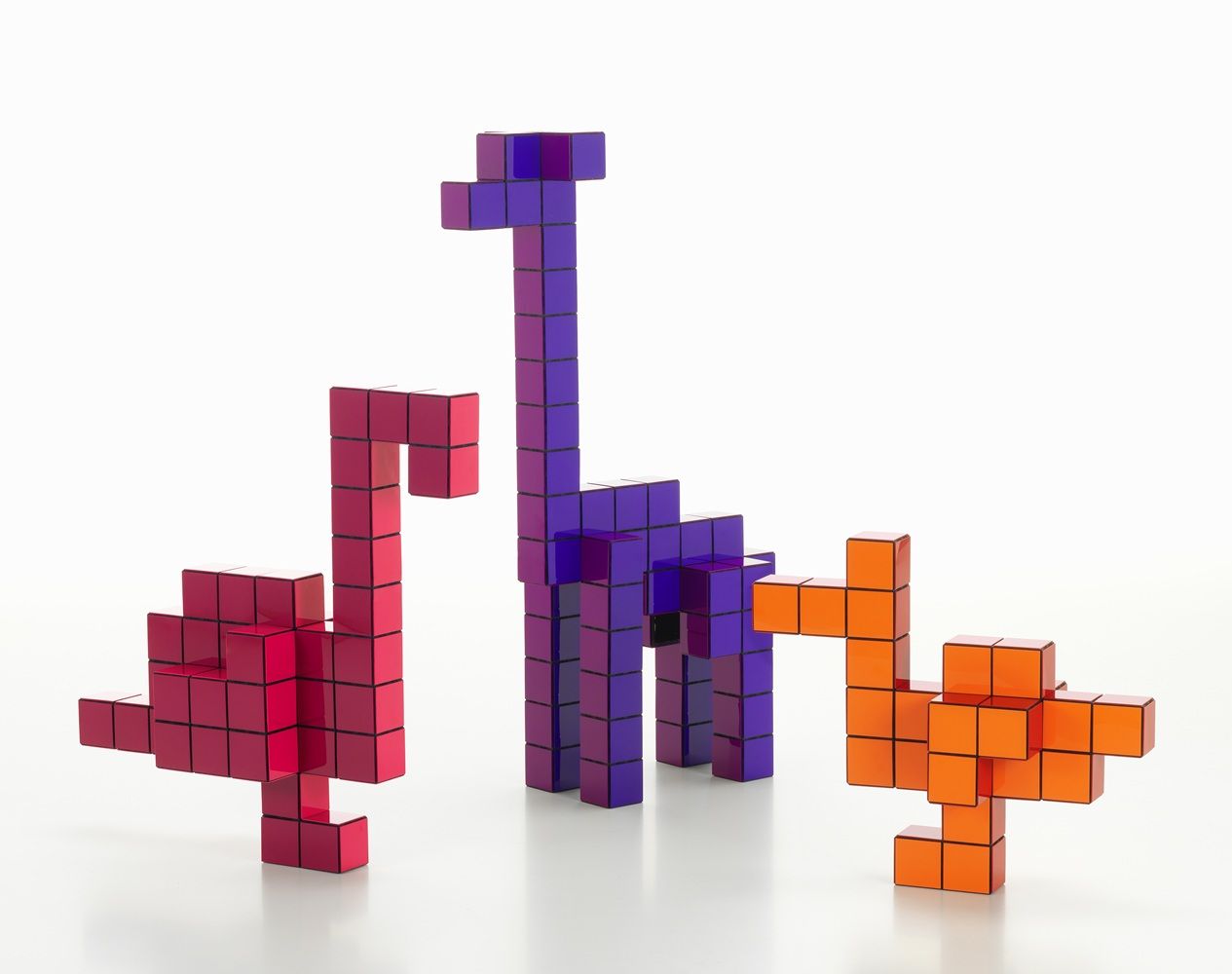 Panton Cubes Giraffe Duoton Skulptur / Tierfigur Vitra