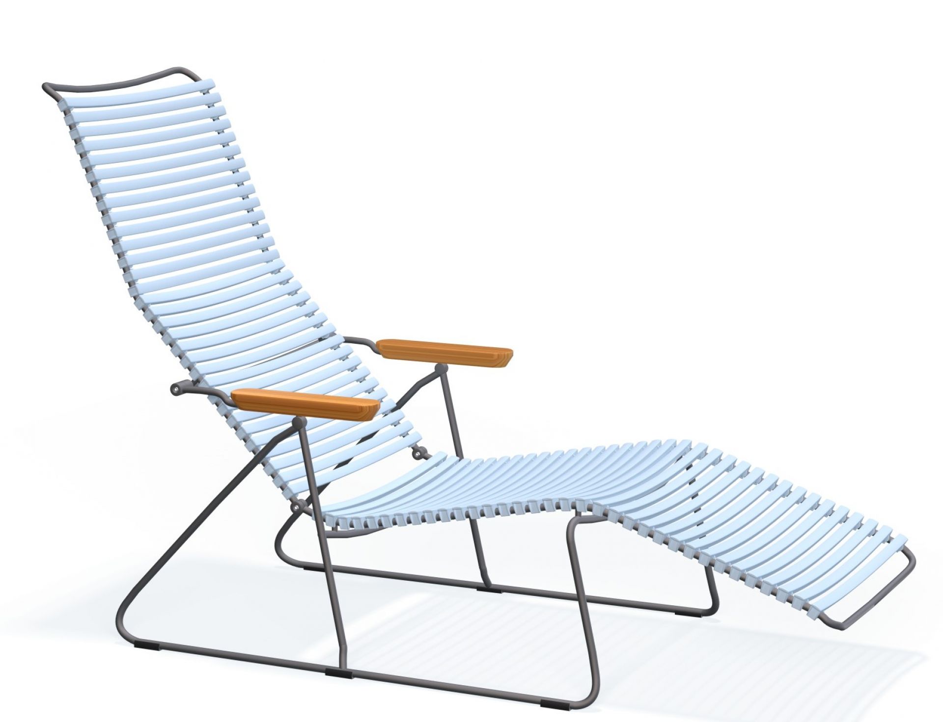 Click Sunlounger Outdoor Sonnenliege Houe Schwarz