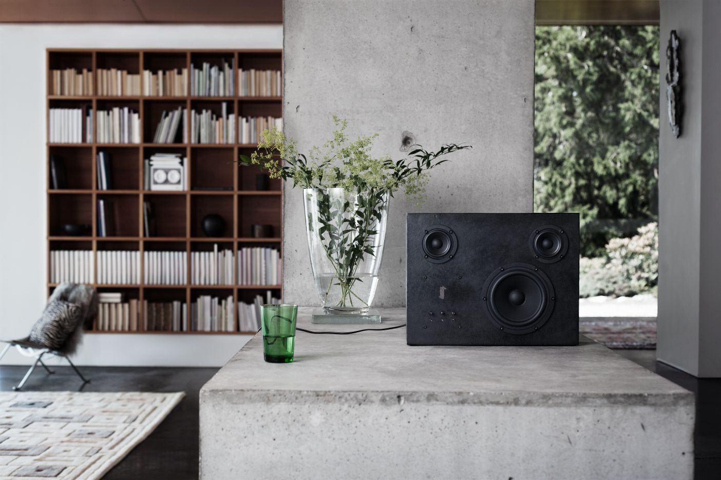 Stahl Lautsprecher Transparent