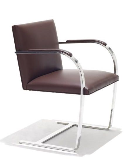 Brno Tubular Stuhl Flachstahl Knoll International
