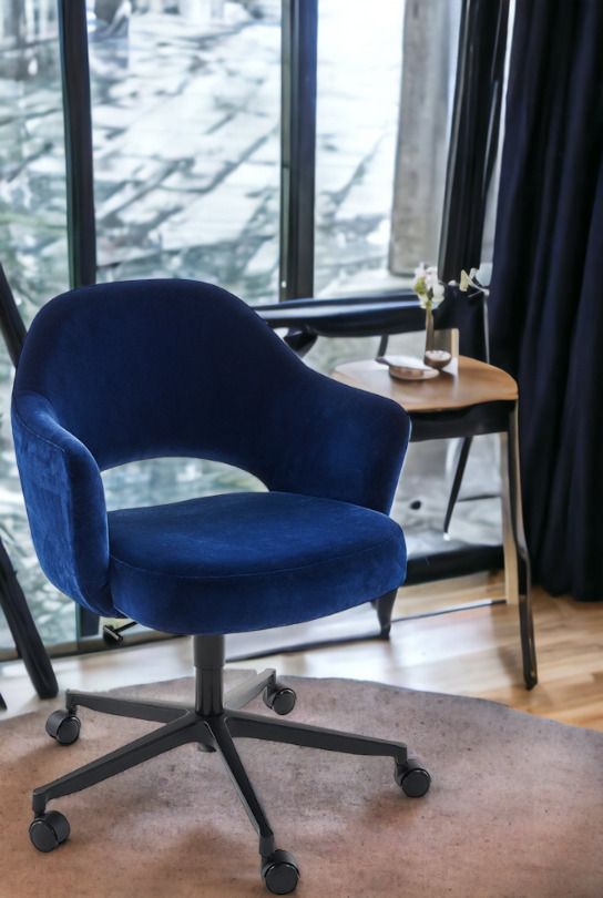 Saarinen Relax Konferenzstuhl 5-Stern Drehfuß mit Armlehne Knoll Interntional