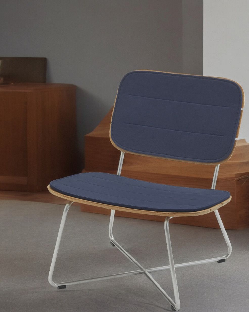 Lilium Lounge Chair Stuhl Sitzkissen Cushion Outdoor Skagerak by Fritz Hansen Weiß