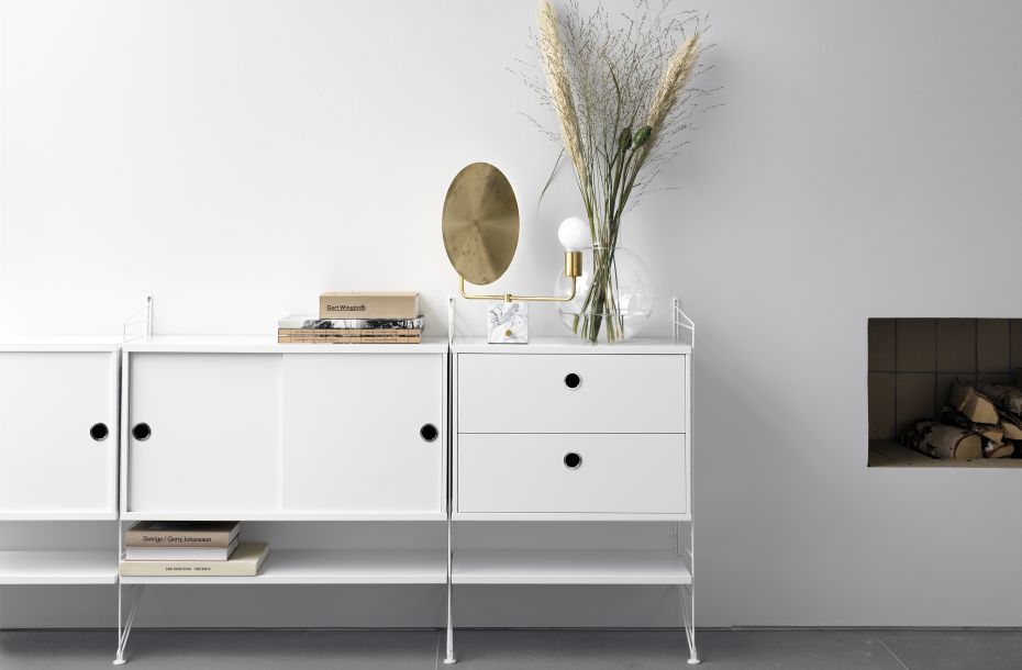 Einzelteil Regalboden B 58 cm 3-er Pack String Furniture