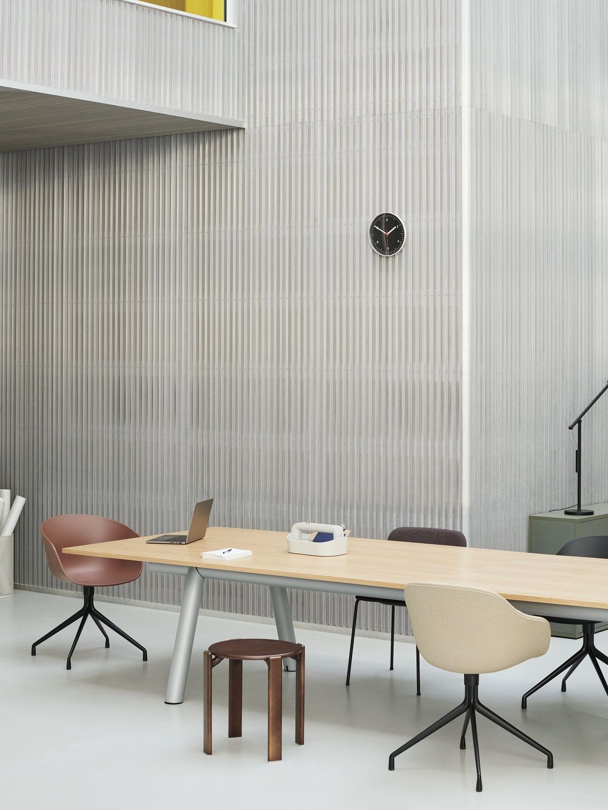 Boa Table Tisch / Konferenztisch B 350 x T 128 x H 75 cm Hay  