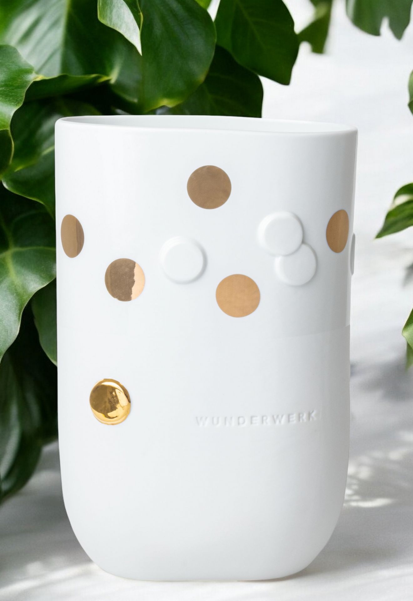 Goldener Punkt Vase Wunderwerk Räder 