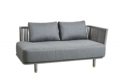 Moments Outdoor 2-Sitzer Sofa links Cane-Line