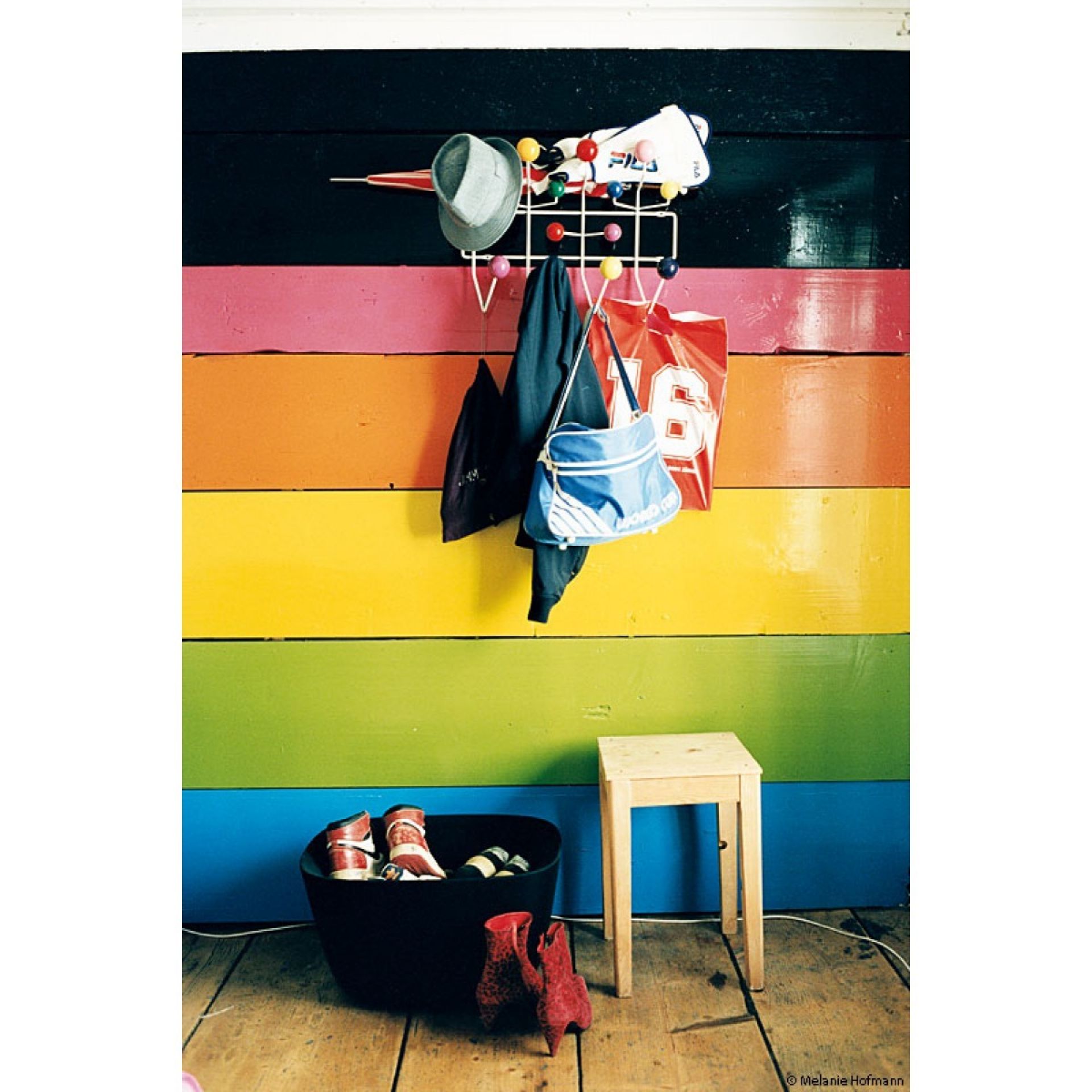Eames Hang it all Garderobe mehrfarbig Vitra