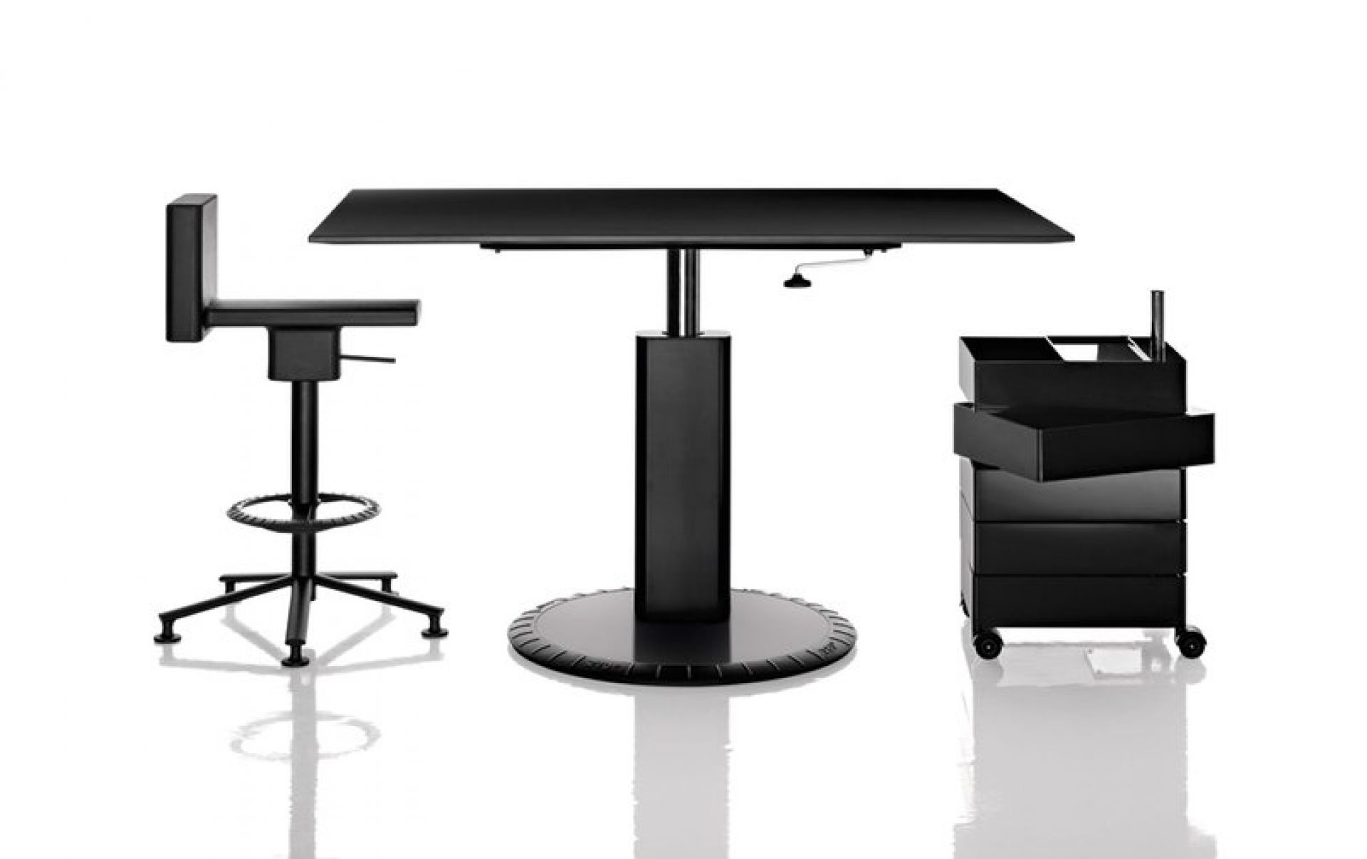 360° Table Tisch Schwarz Magis
