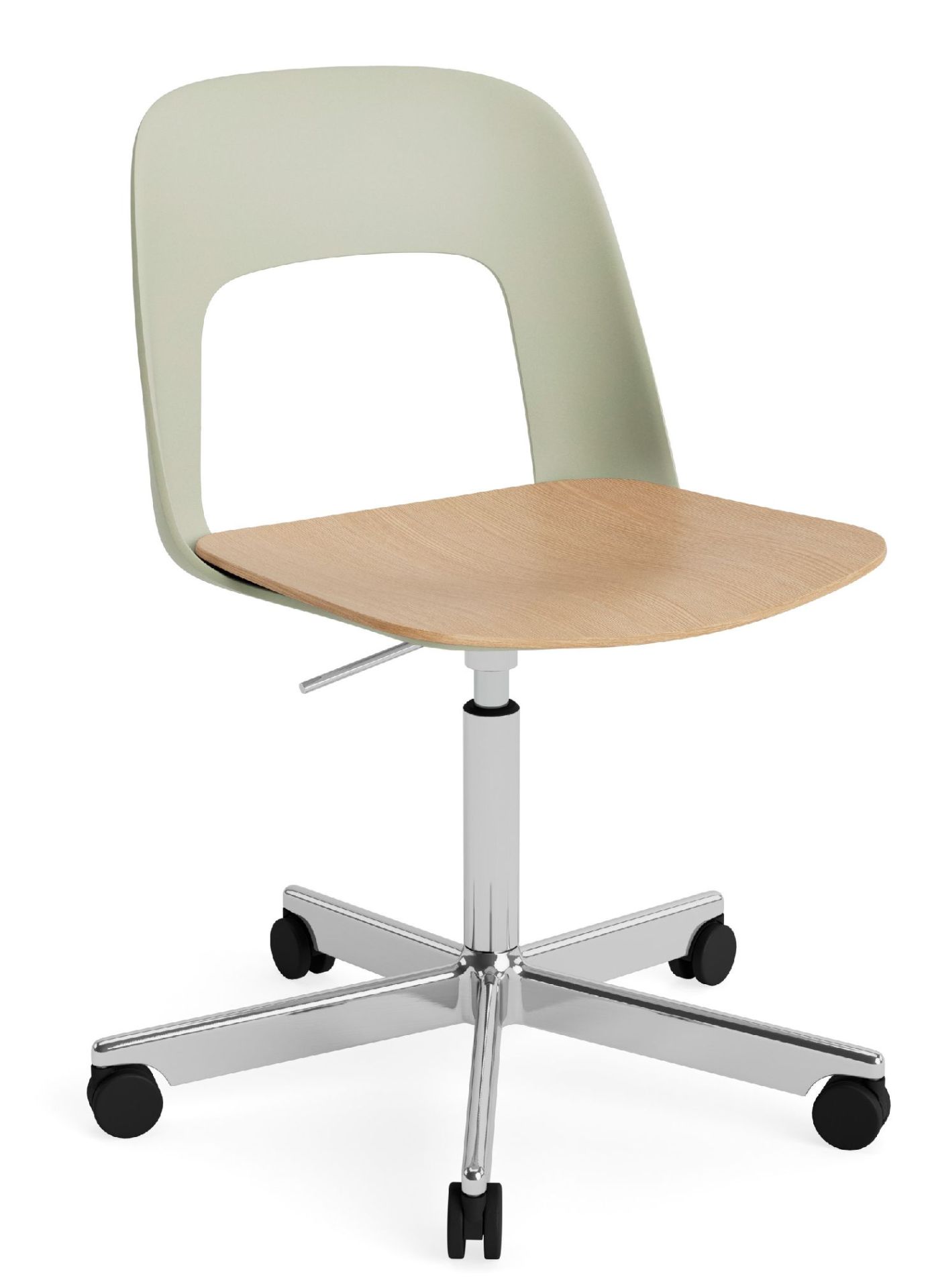 Layout Side Chair 142 5-Stern Drehfuß Stuhl Hay