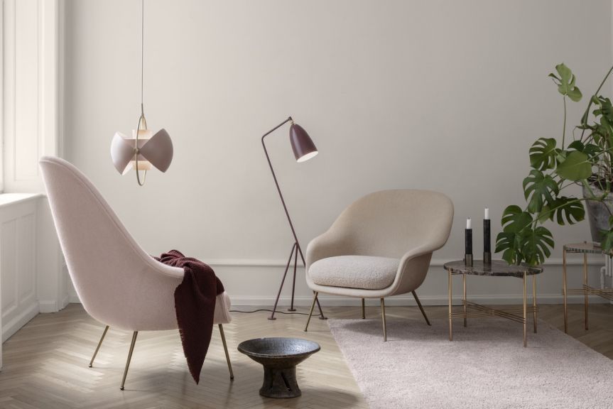 Multi-Lite Pendant lamp Pendelleuchte Blau / Messing Gubi Multi-Lite Pendant lamp Pendelleuchte Blau / Messing Gubi