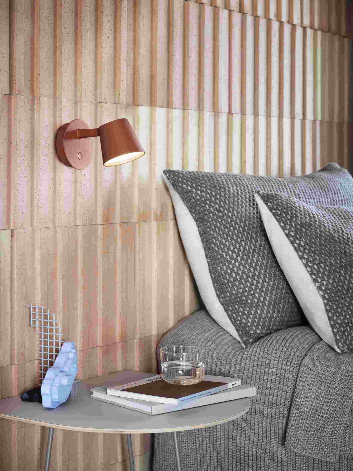Tip Wall Lamp Wandleuchte Muuto Grau