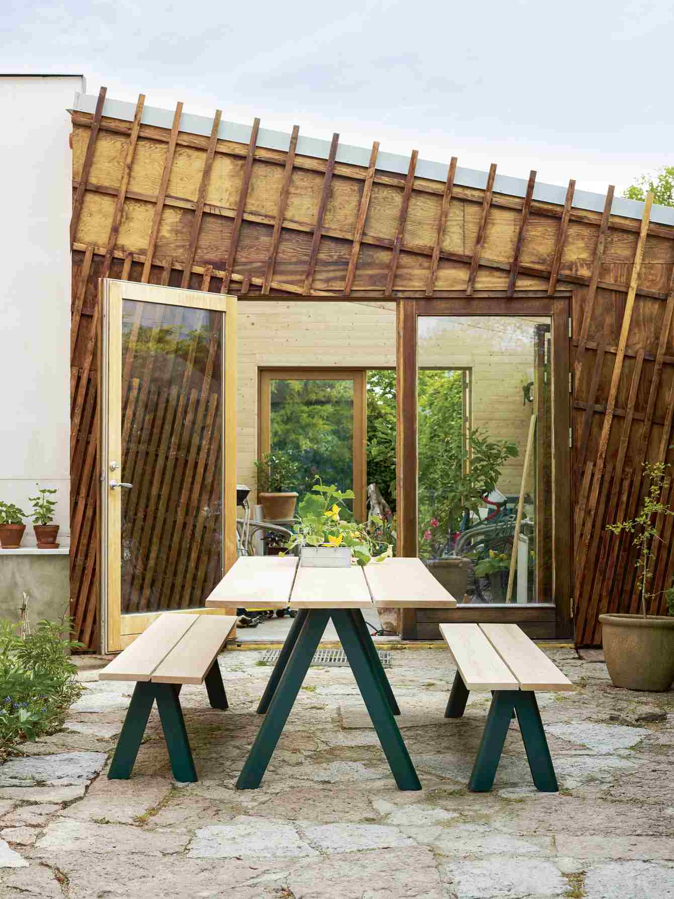 Overlap Bench Bank Outdoor Skagerak by Fritz Hansen