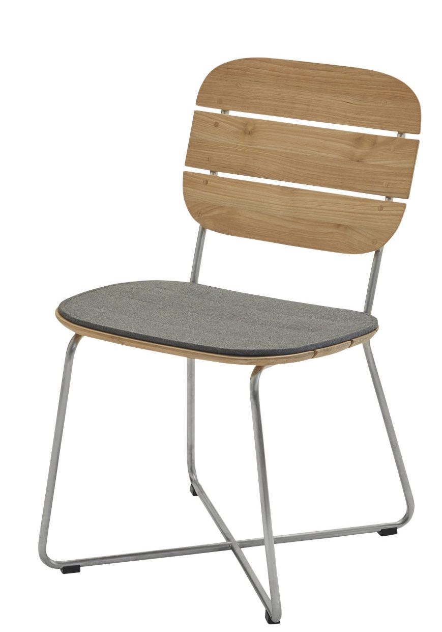 Lilium Chair Stuhl Cushion Sitzkissen Outdoor Skagerak by Fritz Hansen Charcoal