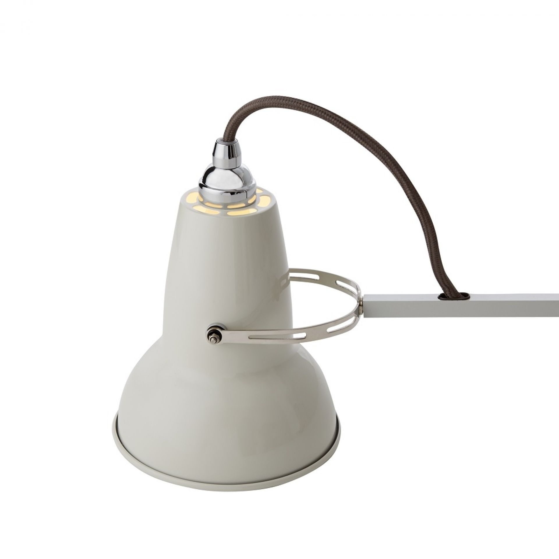 Original 1227 Desk lamp Tischleuchte Anglepoise Leinen Weiß