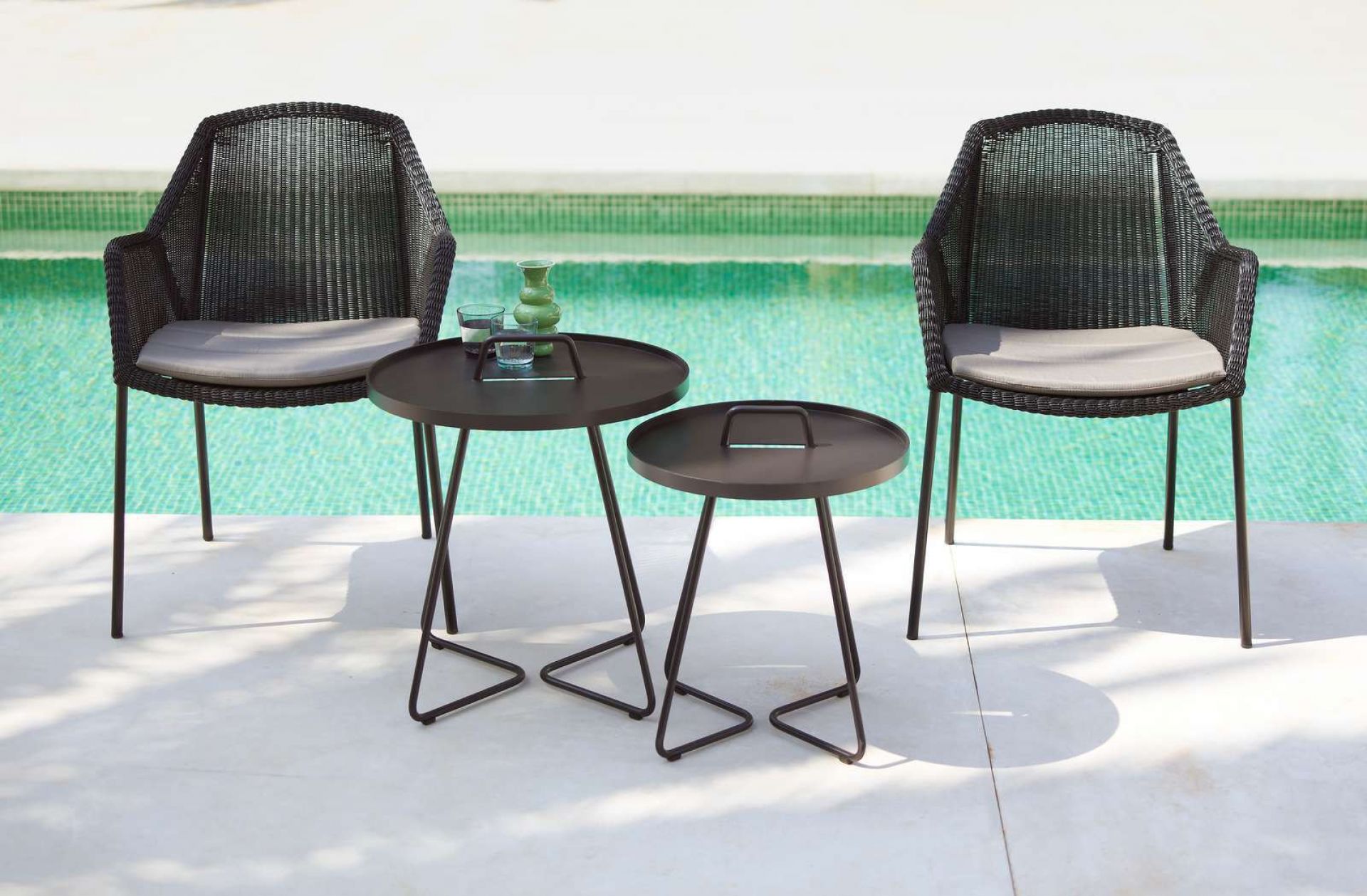 Breeze Kissen für Outdoor Stuhl Vierfußgestell Taupe Cane-Line EINZELSTÜCK