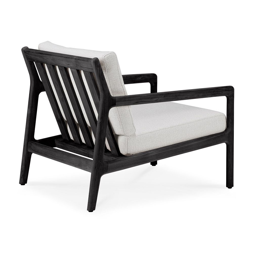 Jack Outdoor Loungesessel Teak Schwarz lackiert Ethnicraft