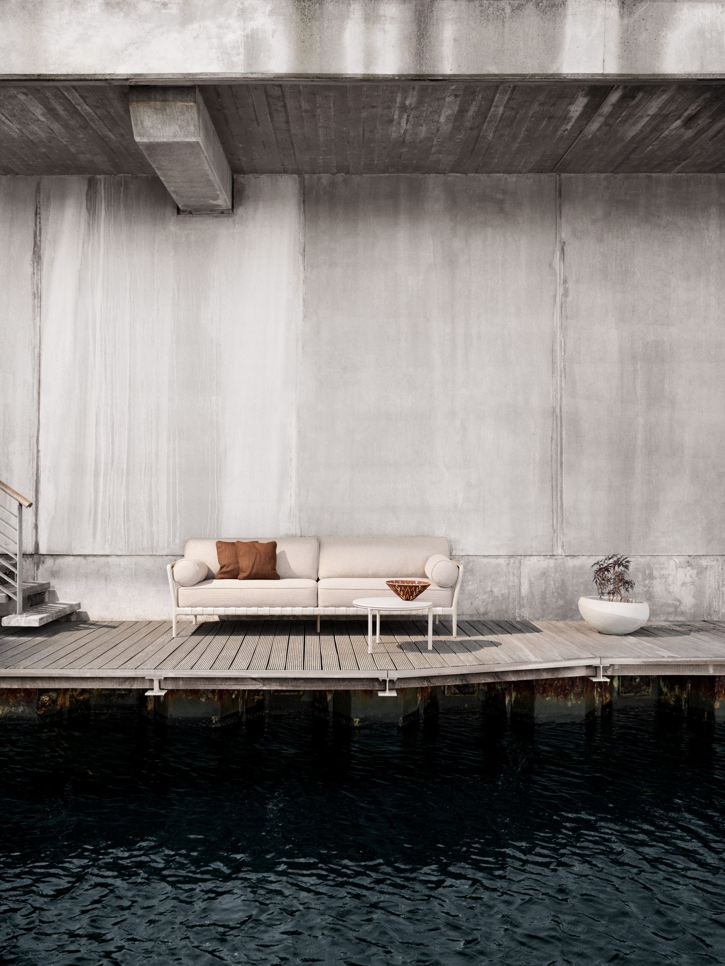 Open-Air Outdoor Sofa offenes Ende links Vipp