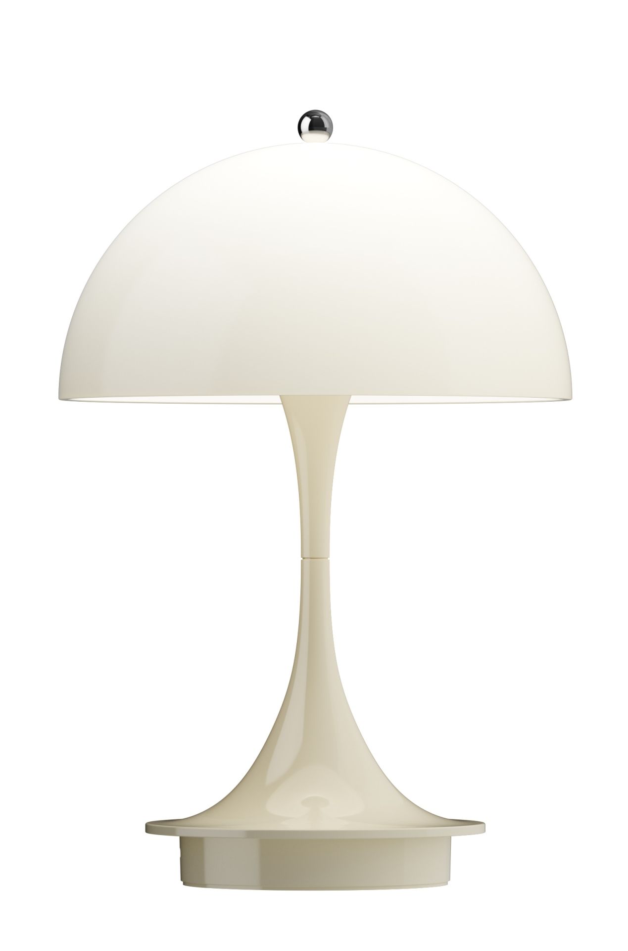 Panthella 160 Portable V3 Akku LED-Tischleuchte Indoor/Outdoor Louis Poulsen Opal beige