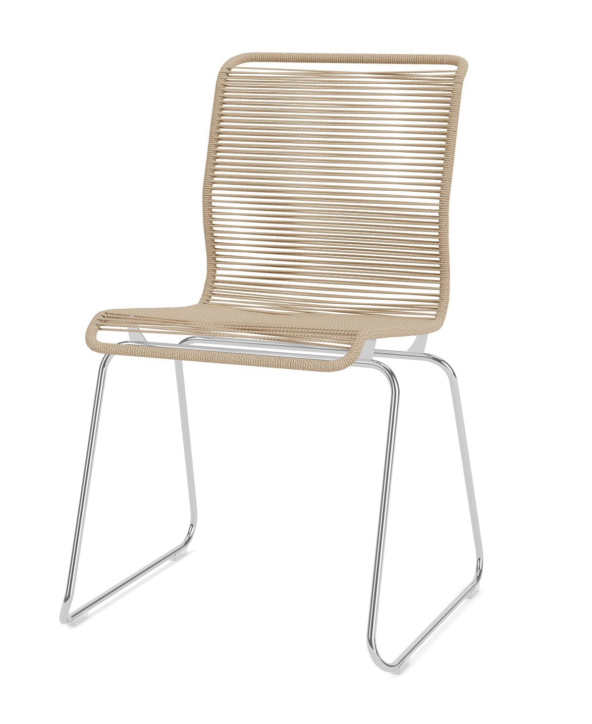 Panton One Dining Stuhl Outdoor Nature/Chrome Montana QUICK SHIP